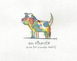 ein "Bund" (kurz für bunter Hund)